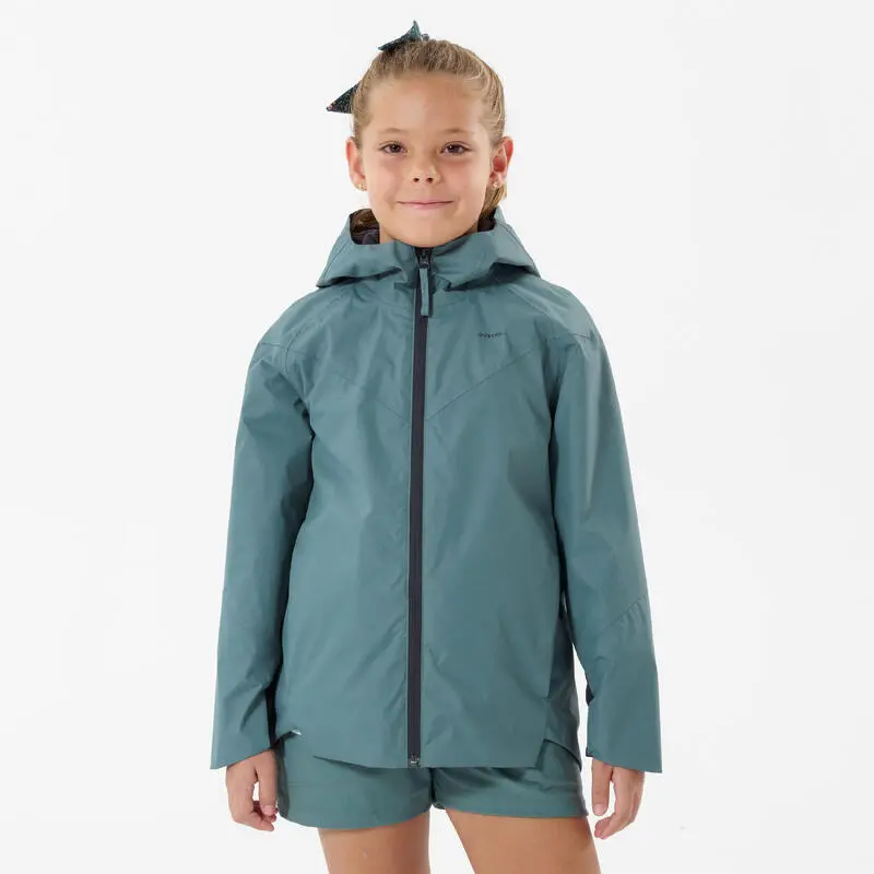 Chaqueta Impermeable De Montaña Y Trekking Niños 7-15 Años Quechua MH500 1 Chaqueta Impermeable De Montaña Y Trekking Niños 7-15 Años Quechua MH500