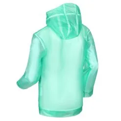 Regatta Chaqueta Impermeable Hallow Transparente Para Niños/Niñas Verde Hielo -CAMINAR comercio chaqueta impermeable hallow transparente para niosnias verde hielo 2