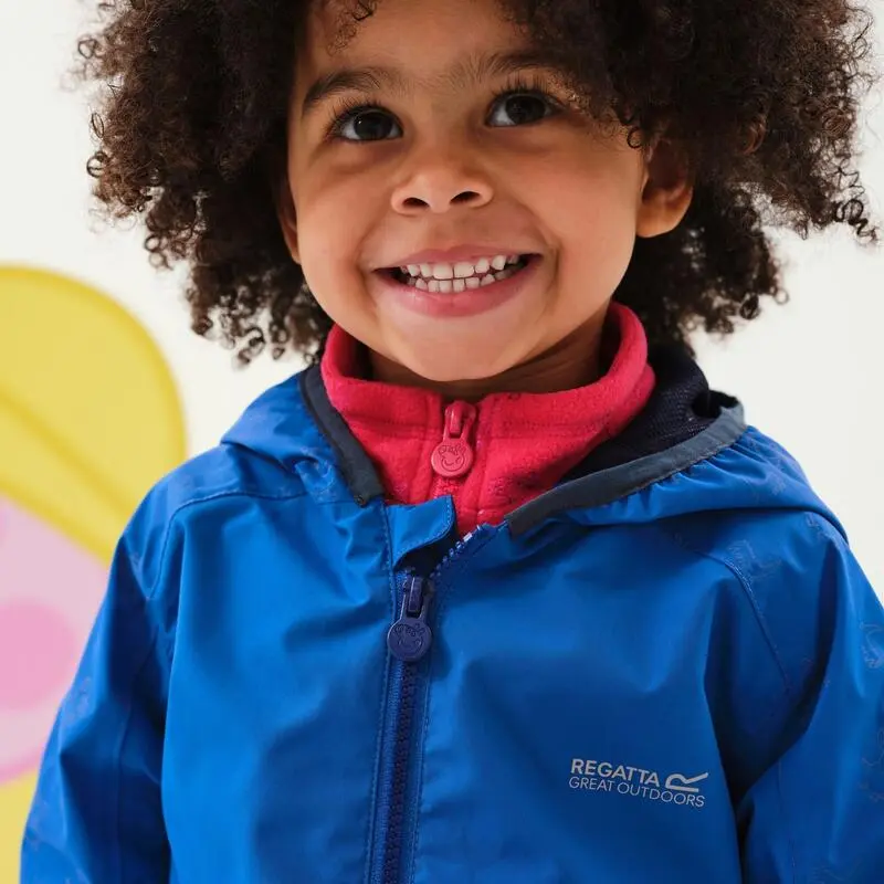 Regatta Chaqueta Impermeable Para Niños/Niñas Azul Oxford 3 Regatta Chaqueta Impermeable Para Niños/Niñas Azul Oxford - Imagen 3