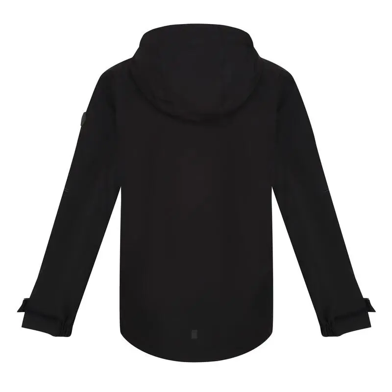 Regatta Chaqueta Impermeable Pulton Para Niños/Niñas Negro 2 Regatta Chaqueta Impermeable Pulton Para Niños/Niñas Negro - Imagen 2