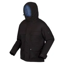 Regatta Chaqueta Impermeable Raylan Para Hombre Negro -CAMINAR comercio chaqueta impermeable raylan para hombre negro 2