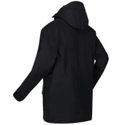 Regatta Chaqueta Impermeable Sterlings III Para Hombre Negro -CAMINAR comercio chaqueta impermeable sterlings iii para hombre negro 2