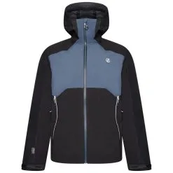 Dare 2b Chaqueta Impermeable Touchpoint II Para Hombre Negro, Gris Orión