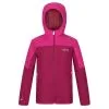 Regatta Chaqueta Impermeable Volcanics V Geométrico Para Niños/Niñas Fucsia, Frambuesa