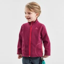 Chaqueta Polar De Montaña Y Trekking Niños 2-6 Años Quechua MH150 Violeta