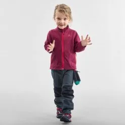 Chaqueta Polar De Montaña Y Trekking Niños 2-6 Años Quechua MH150 Violeta -CAMINAR comercio chaqueta polar de montaa y trekking nios 2 6 aos quechua mh150 violeta 3