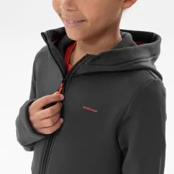 Chaqueta Polar De Montaña Y Trekking Niños 7-15 Años Quechua MH500 Negro Capucha -CAMINAR comercio chaqueta polar de montaa y trekking nios 7 15 aos quechua mh500 negro capucha 3