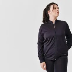 Kalenji Chaqueta Running Transpirable Mujer Dry Rosa -CAMINAR comercio chaqueta running transpirable mujer dry negro