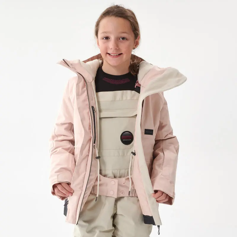 Chaqueta Snowboard Y Esquí, Dreamscape SNB JKT 500, Impermeable, Niños, Rosa 2 Chaqueta Snowboard Y Esquí, Dreamscape SNB JKT 500, Impermeable, Niños, Rosa - Imagen 2