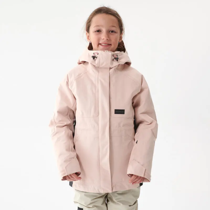 Chaqueta Snowboard Y Esquí, Dreamscape SNB JKT 500, Impermeable, Niños, Rosa 1 Chaqueta Snowboard Y Esquí, Dreamscape SNB JKT 500, Impermeable, Niños, Rosa