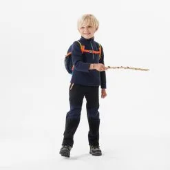 Forro Polar De Montaña Y Trekking Niños 2-6 Años Quechua MH100 Azul -CAMINAR comercio forro polar de montaa y trekking nios 2 6 aos quechua mh100 azul 2