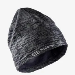 Kalenji Gorro Running Run Warm + Negro Jaspeado Cálido