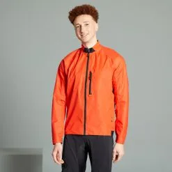 Rockrider Impermeable Bici MTB Expl 500 Rojo