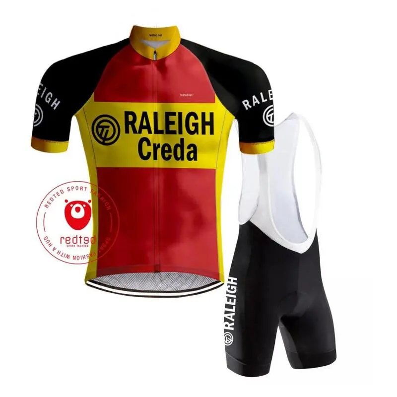 REDTED Maillot Ciclista Retro TI-Raleigh - ROJO 1 REDTED Maillot Ciclista Retro TI-Raleigh - ROJO