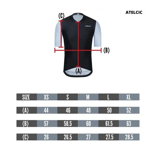 Maillot De Ciclismo Manga Corta Verano Hombre Atelcic CAERU E55 Blanco 5 Maillot De Ciclismo Manga Corta Verano Hombre Atelcic CAERU E55 Blanco - Imagen 5