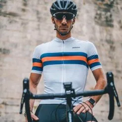 Maillot De Ciclismo Manga Corta Verano Hombre Atelcic KIBO E9 Blanco -CAMINAR comercio maillot de ciclismo manga corta verano hombre atelcic kibo e9 blanco 2