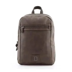 National Geographic MOCHILA NATGEO VIAJE Y CIUDAD, PIEL SINTETICA, RFID TARJETAS, 10L SLOPE