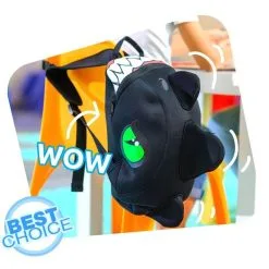 Mochila Para Niños | Dragón Negro | Crazy Safety | Homologada Y Certificada -CAMINAR comercio mochila para nios dragon negro crazy safety homologada y certificada 4