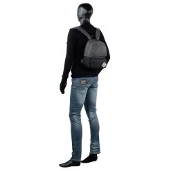 Mochila Senderismo SKECHERS 9.9L M.O.C.A Color Negro -CAMINAR comercio mochila senderismo skechers 99l moca color negro 4