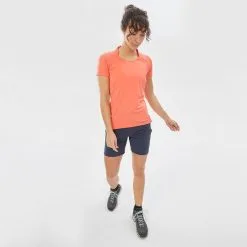 Pantalón Corto De Montaña Y Trekking Mujer Quechua MH100 Azul -CAMINAR comercio pantalon corto de montaa y trekking mujer quechua mh100 azul 2