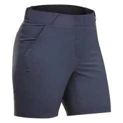 Pantalón Corto De Montaña Y Trekking Mujer Quechua MH100 Azul -CAMINAR comercio pantalon corto de montaa y trekking mujer quechua mh100 azul 4