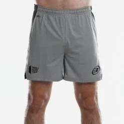 Pantalón Corto De Pádel Hombre - Bullpadel Llano Gris