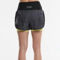 Pantalón Corto De Pádel Para Mujer - Bullpadel Lonja Negro -CAMINAR comercio pantalon corto de padel para mujer bullpadel lonja negro 3