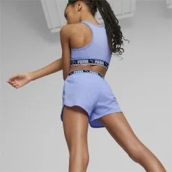 Pantalón Corto Strong Woven Niños PUMA Morado -CAMINAR comercio pantalon corto strong woven nios puma morado 3