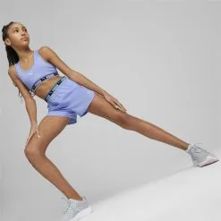 Pantalón Corto Strong Woven Niños PUMA Morado -CAMINAR comercio pantalon corto strong woven nios puma morado 4