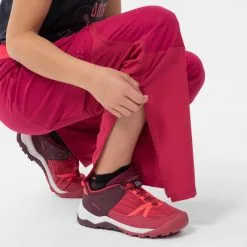 Pantalón De Montaña Y Trekking Desmontable Niños 7-15 Años Quechua MH500 Rosa -CAMINAR comercio pantalon de montaa y trekking desmontable nios 7 15 aos quechua mh500 rosa 3