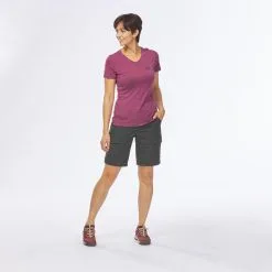 Pantalón Desmontable Montaña Y Trekking Algodón Mujer Forclaz Travel 100 -CAMINAR comercio pantalon desmontable montaa y trekking algodon mujer forclaz travel 100 3