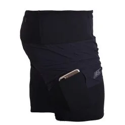 BODYCROSS Pantalones Cortos De Running ONDER ULTRA Negro -CAMINAR comercio pantalones cortos de running onder ultra negro 2