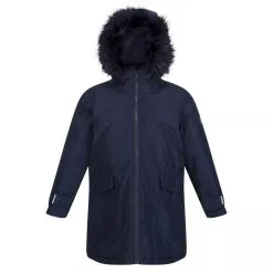 Regatta Parka Adelyn Para Niños/Niñas Negro -CAMINAR comercio parka adelyn para niosnias marino