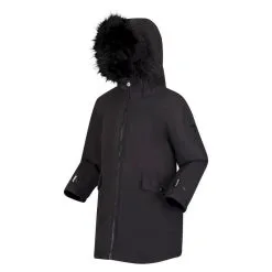 Regatta Parka Adelyn Para Niños/Niñas Negro -CAMINAR comercio parka adelyn para niosnias negro 2