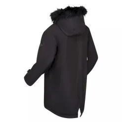 Regatta Parka Adelyn Para Niños/Niñas Negro -CAMINAR comercio parka adelyn para niosnias negro 3