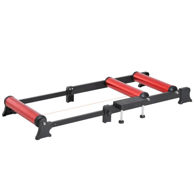 Rodillo De Ciclismo HOMCOM Negro Y Rojo 145x54x14,5 Cm 1 Rodillo De Ciclismo HOMCOM Negro Y Rojo 145x54x14,5 Cm