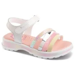 Sandalias De Marcha Deportiva De Piel De Niña PABLOSKY En Blanco