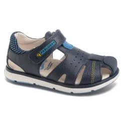 Sandalias De Marcha Deportiva De Piel De Niño PABLOSKY En Azul Marino