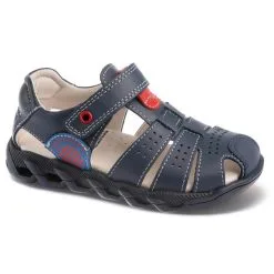 Sandalias De Marcha Deportiva De Piel De Niño PABLOSKY En Gris -CAMINAR comercio sandalias de marcha deportiva de piel de nio pablosky en azul marino 6
