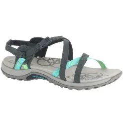 Merrell Sandalias Deportivas De Trekking Y Senderismo, Merrel, Jacardia, Mujer,Gris/Azul