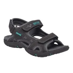 Regatta Sandalias Haris Para Mujer Marino, Negro -CAMINAR comercio sandalias haris para mujer ceniza ceramica