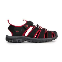Sandalias Trekking Y Senderismo Niños Izas Frosty Negro Y Rojo