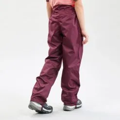 Quechua Sobrepantalón Impermeable De Montaña Y Trekking Niños 7-15 Años MH500 Violeta -CAMINAR comercio sobrepantalon impermeable de montaa y trekking nios 7 15 aos mh500 violeta 2