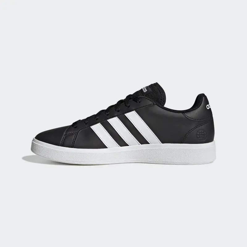 Zapatilla Adidas Grand Court Base 2.0 Hombre Negro 3 Zapatilla Adidas Grand Court Base 2.0 Hombre Negro - Imagen 3