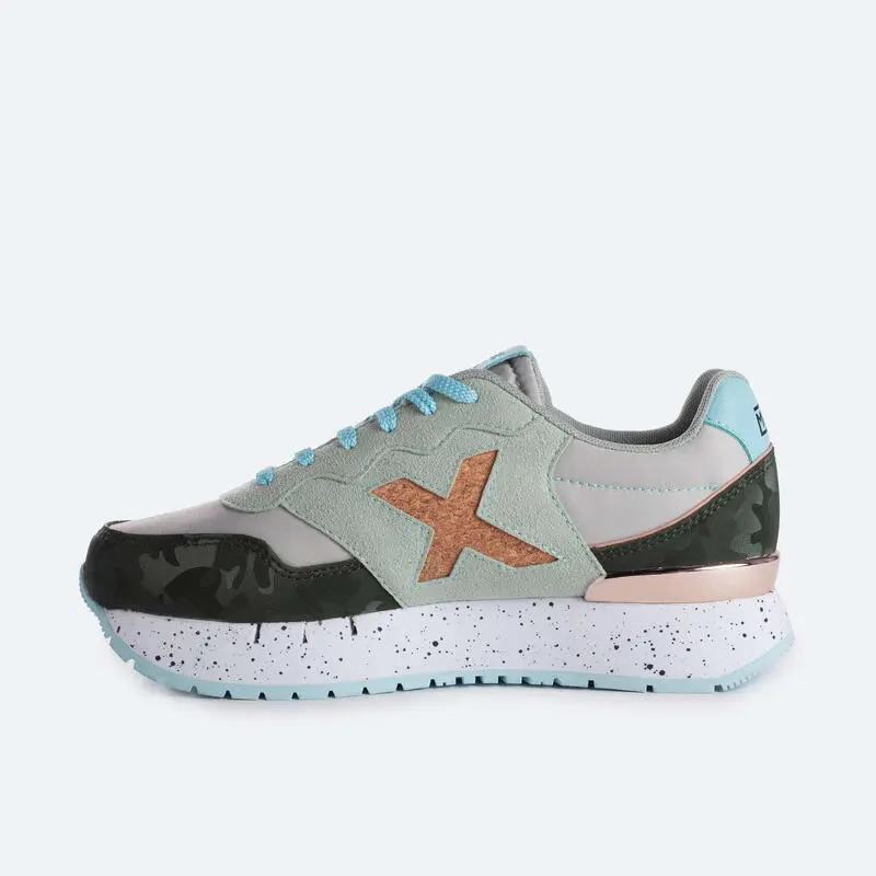 Zapatilla Casual MUNICH DASH SKY Mujer Turquesa 2 Zapatilla Casual MUNICH DASH SKY Mujer Turquesa - Imagen 2