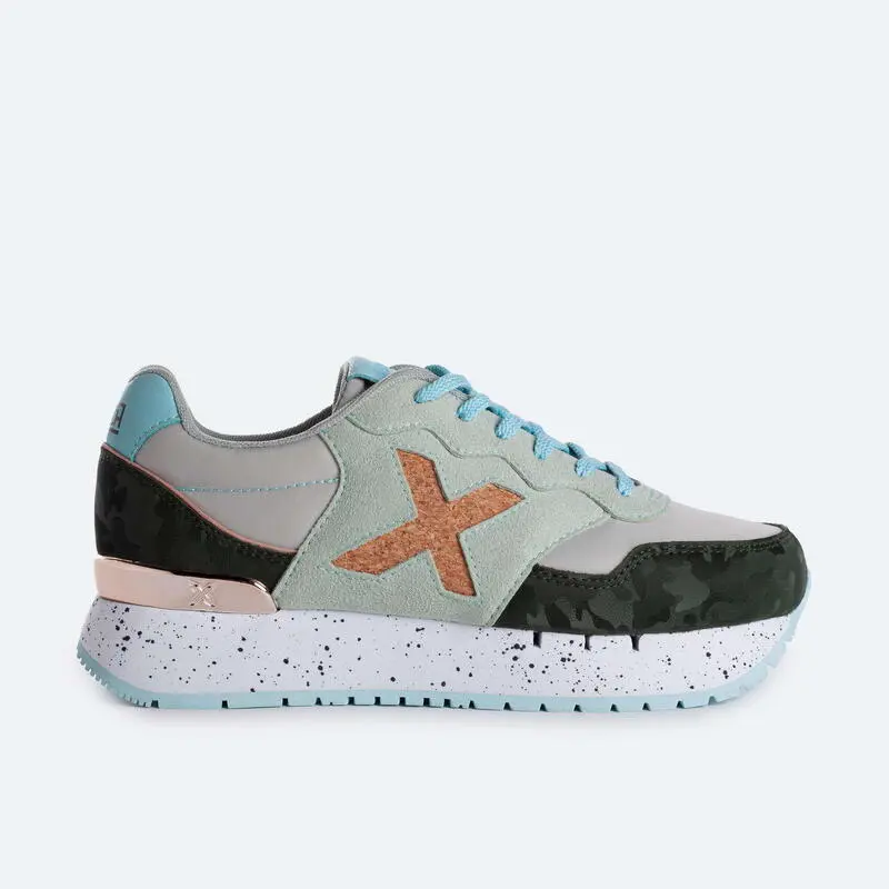 Zapatilla Casual MUNICH DASH SKY Mujer Turquesa 1 Zapatilla Casual MUNICH DASH SKY Mujer Turquesa