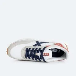 Zapatilla Casual MUNICH TIP Para Hombre Blanco -CAMINAR comercio zapatilla casual munich tip para hombre blanco 2