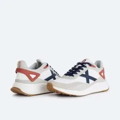 Zapatilla Casual MUNICH TIP Para Hombre Blanco -CAMINAR comercio zapatilla casual munich tip para hombre blanco 4