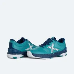 Zapatilla De Pádel MUNICH Hydra Adulto Turquesa -CAMINAR comercio zapatilla de padel munich hydra adulto turquesa 4