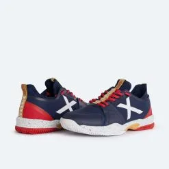 Zapatilla De Pádel MUNICH Oxygen Plus Adulto Azul -CAMINAR comercio zapatilla de padel munich oxygen plus adulto azul 4